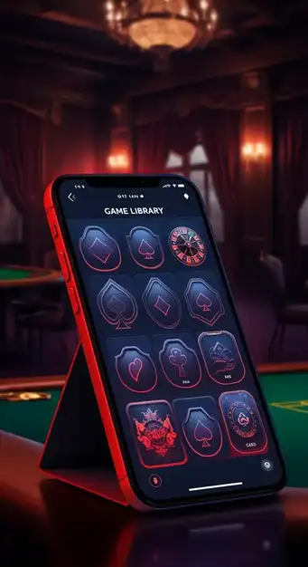 Interface de jeu du Casino Win Vegas Plus affichant une sélection de machines à sous populaires et des options de filtrage avancées.